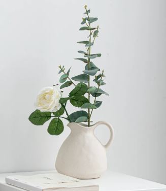 Minimalist Ceramic Vase | Modern Home Decor Flower Vase