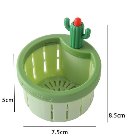 Cactus Kitchen Sink Strainer | Cute Drain Catcher for Food & Hair