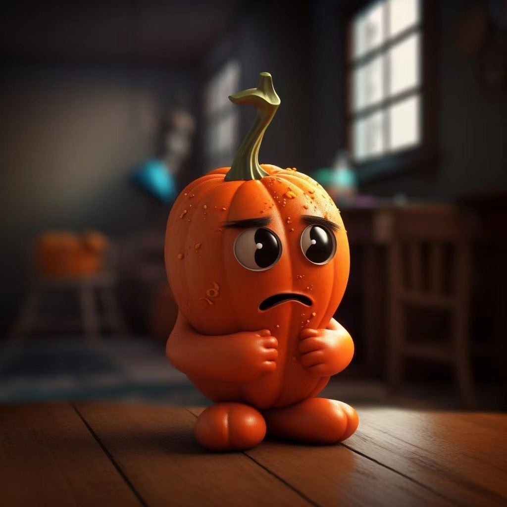 Tabletop Halloween Pumpkin Figurine