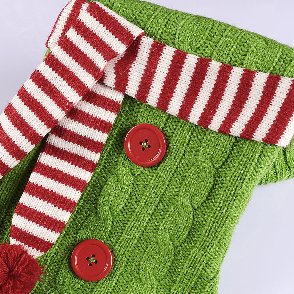 Christmas Scarf & Stocking Set