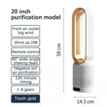 Bladeless Tower Fan with Air Purifier