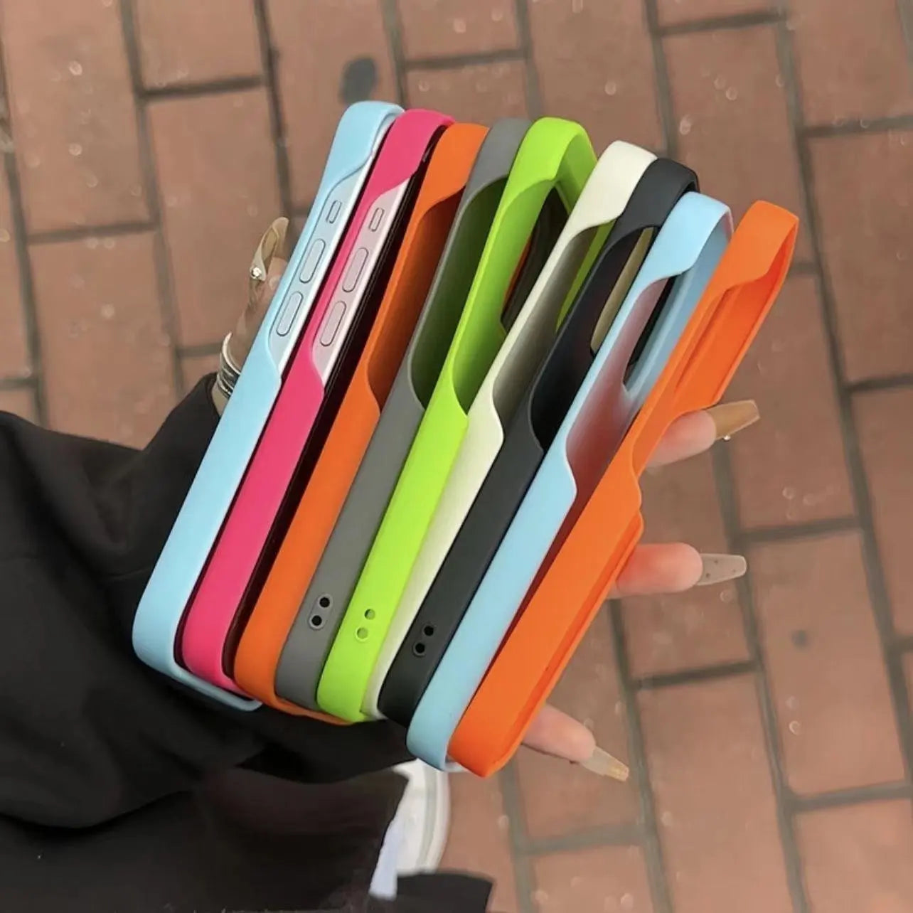 Frosted Silicone iPhone Case | Half-Pack Minimalist Design