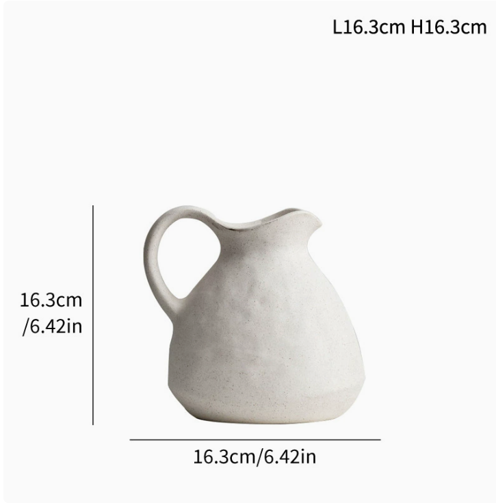 Minimalist Ceramic Vase | Modern Home Decor Flower Vase