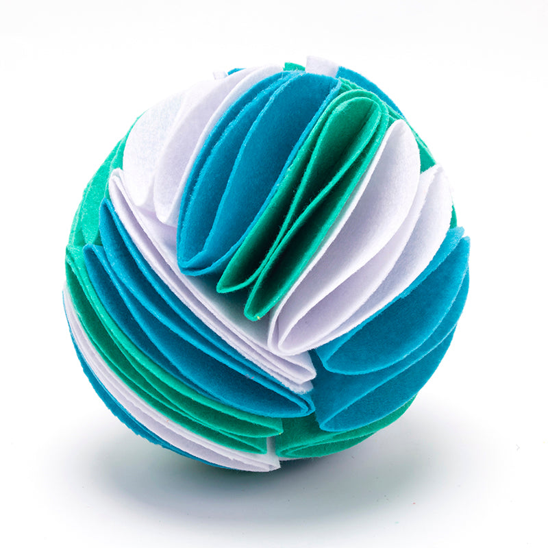 Foldable Dog Snuffle Ball | IQ Training & Nose Work Toy for Dogs