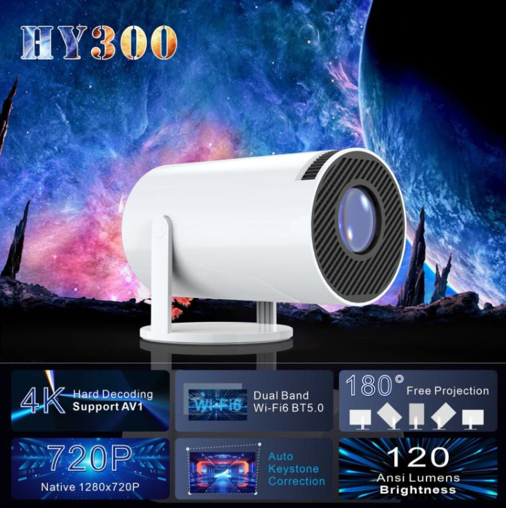 Portable Mini Projector | 720p Home & Travel Projector