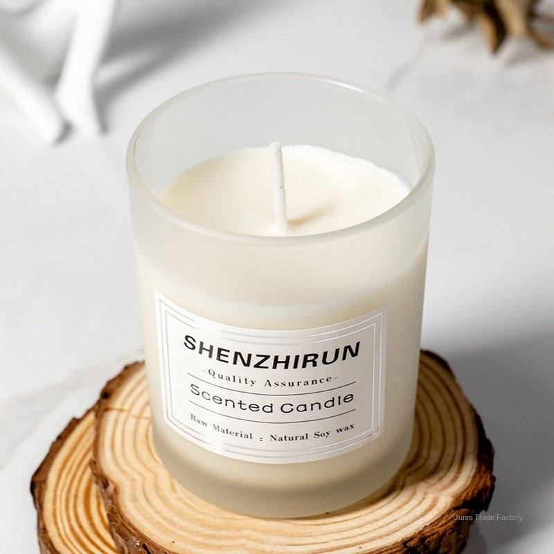 Mini Frosted Scented Candle