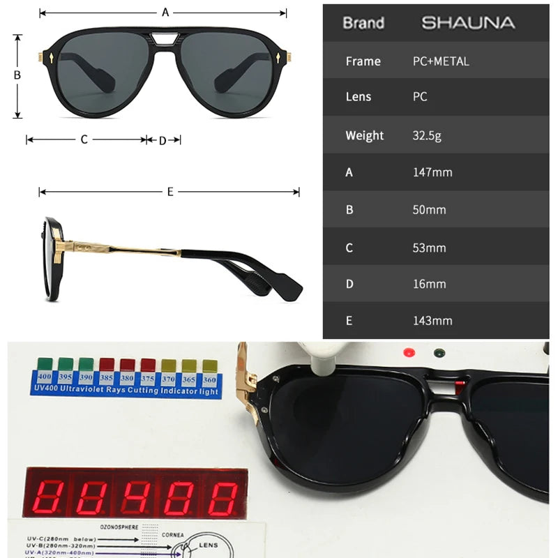 Retro Pilot Sunglasses