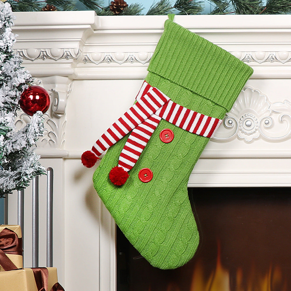 Christmas Scarf & Stocking Set