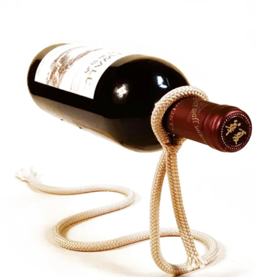 Snake Shaped Wine Rack | Unique Tabletop Bottle Holder for Home Bar Decor