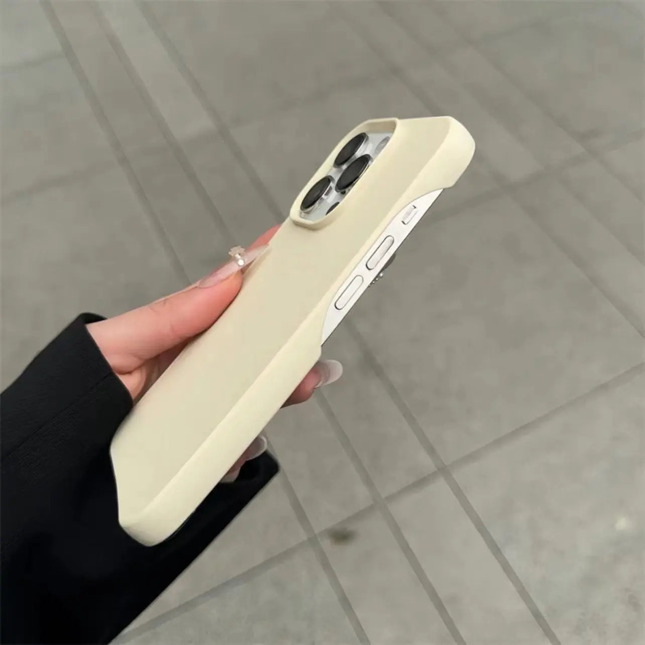 Frosted Silicone iPhone Case | Half-Pack Minimalist Design