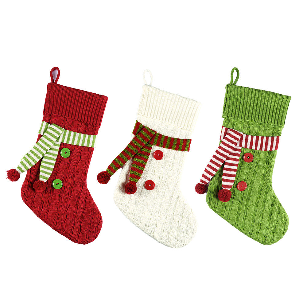 Christmas Scarf & Stocking Set