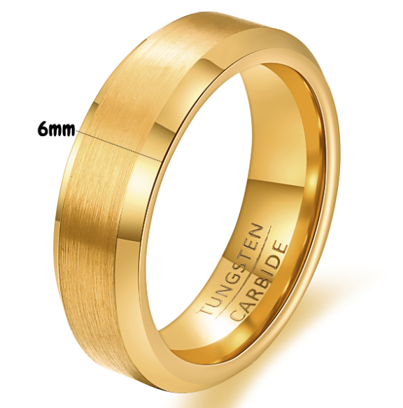 Tungsten Steel Ring | Polished Band for Men & Women