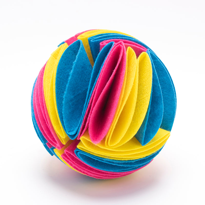 Foldable Dog Snuffle Ball | IQ Training & Nose Work Toy for Dogs