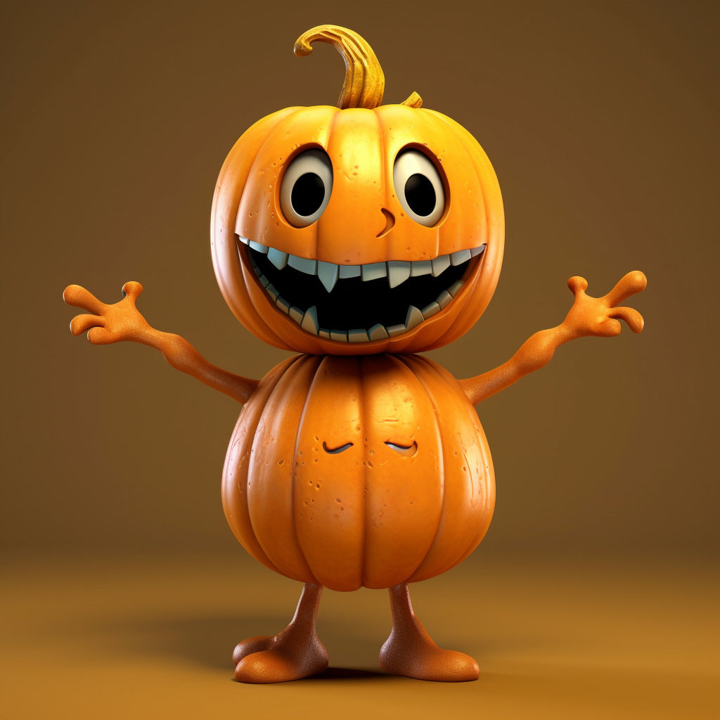 Tabletop Halloween Pumpkin Figurine