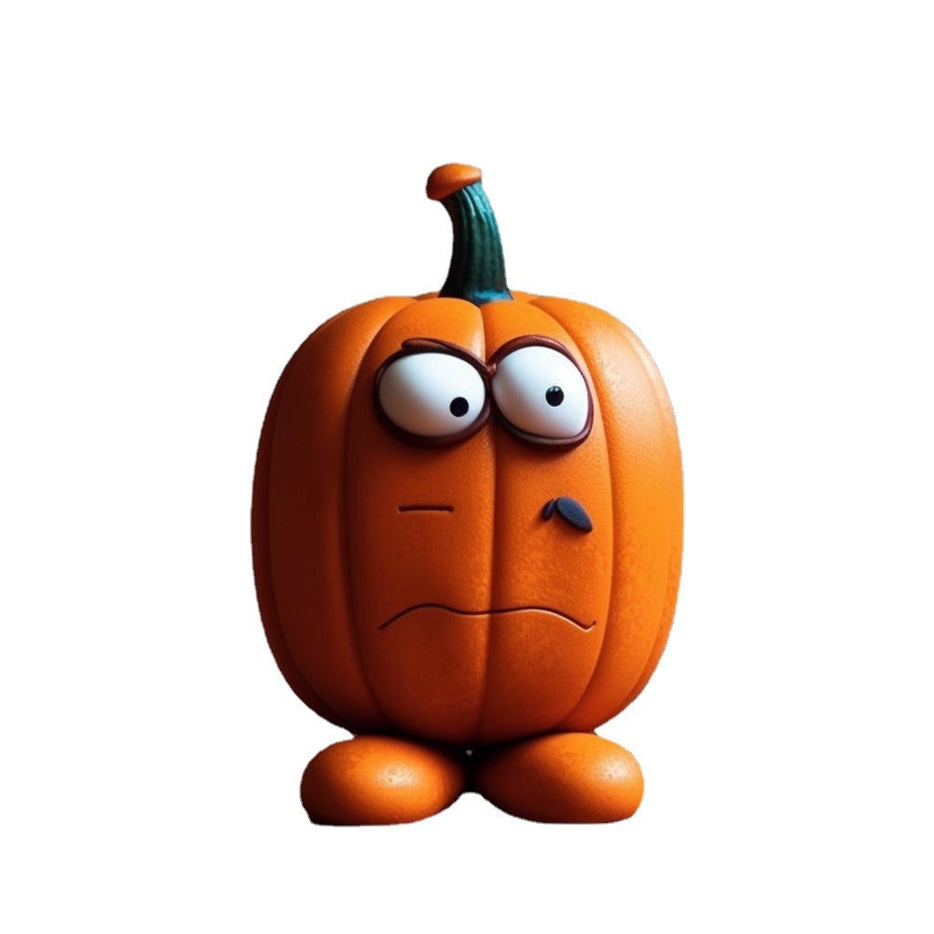 Tabletop Halloween Pumpkin Figurine