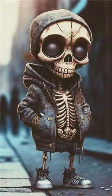 Halloween Skeleton Figurine