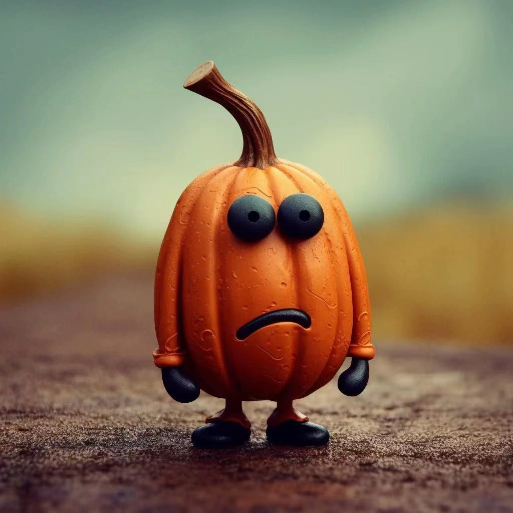 Tabletop Halloween Pumpkin Figurine