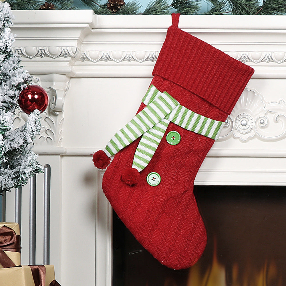 Christmas Scarf & Stocking Set