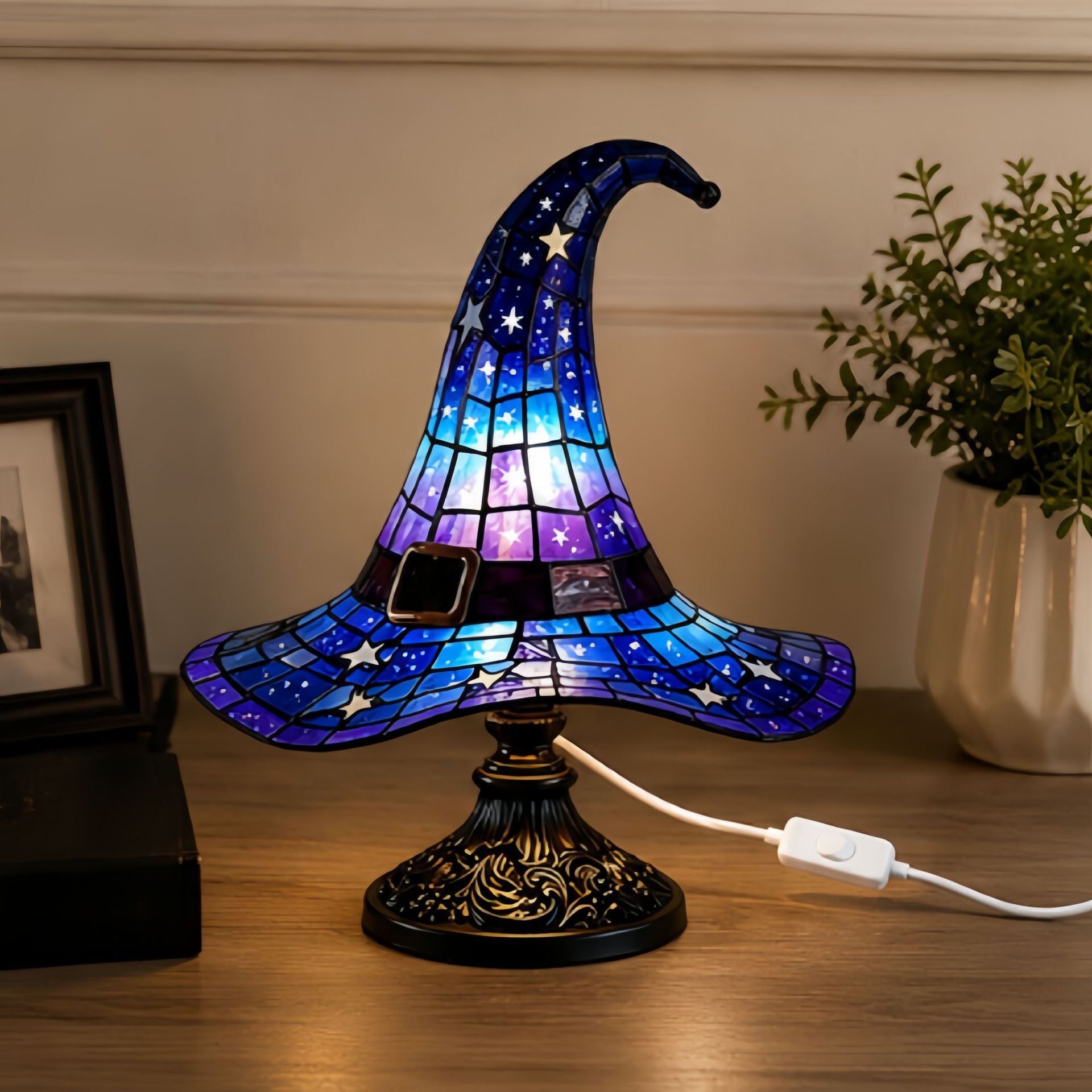 Halloween Witch Hat Lamp