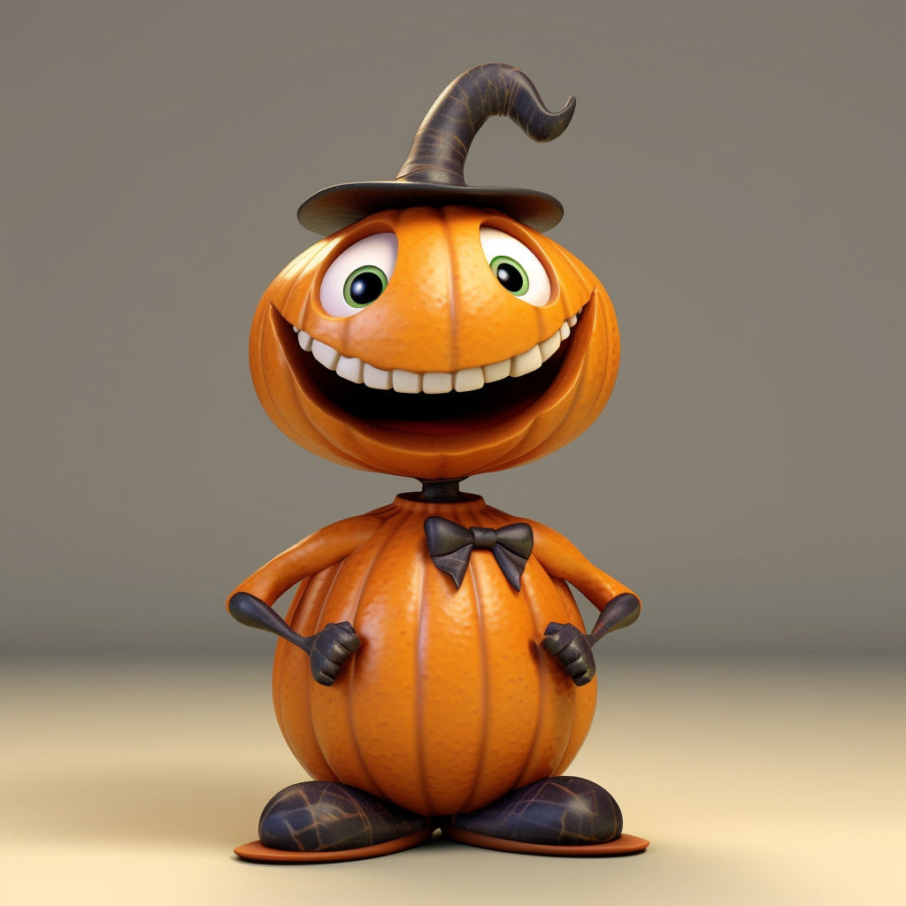 Tabletop Halloween Pumpkin Figurine