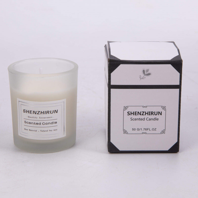 Mini Frosted Scented Candle