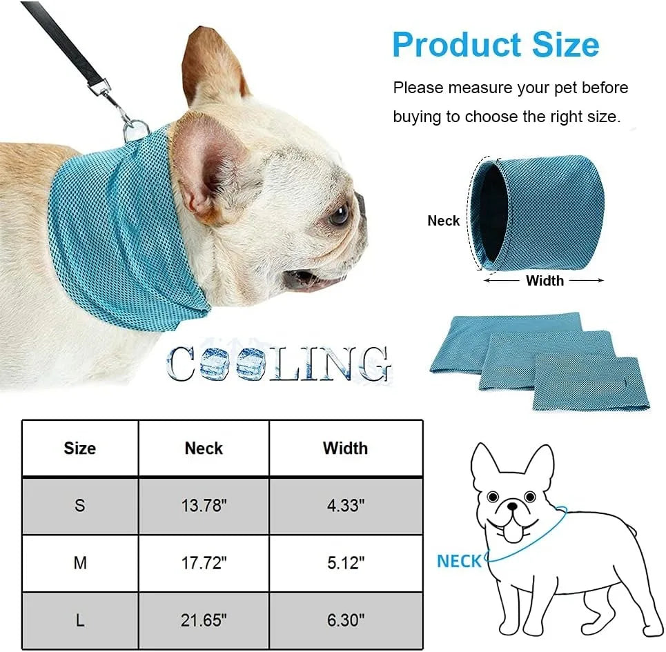 Dog Cooling Bandana & Collar