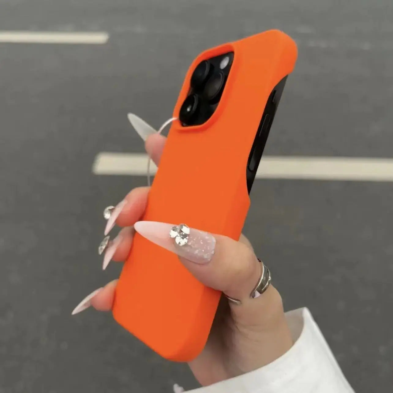 Frosted Silicone iPhone Case | Half-Pack Minimalist Design