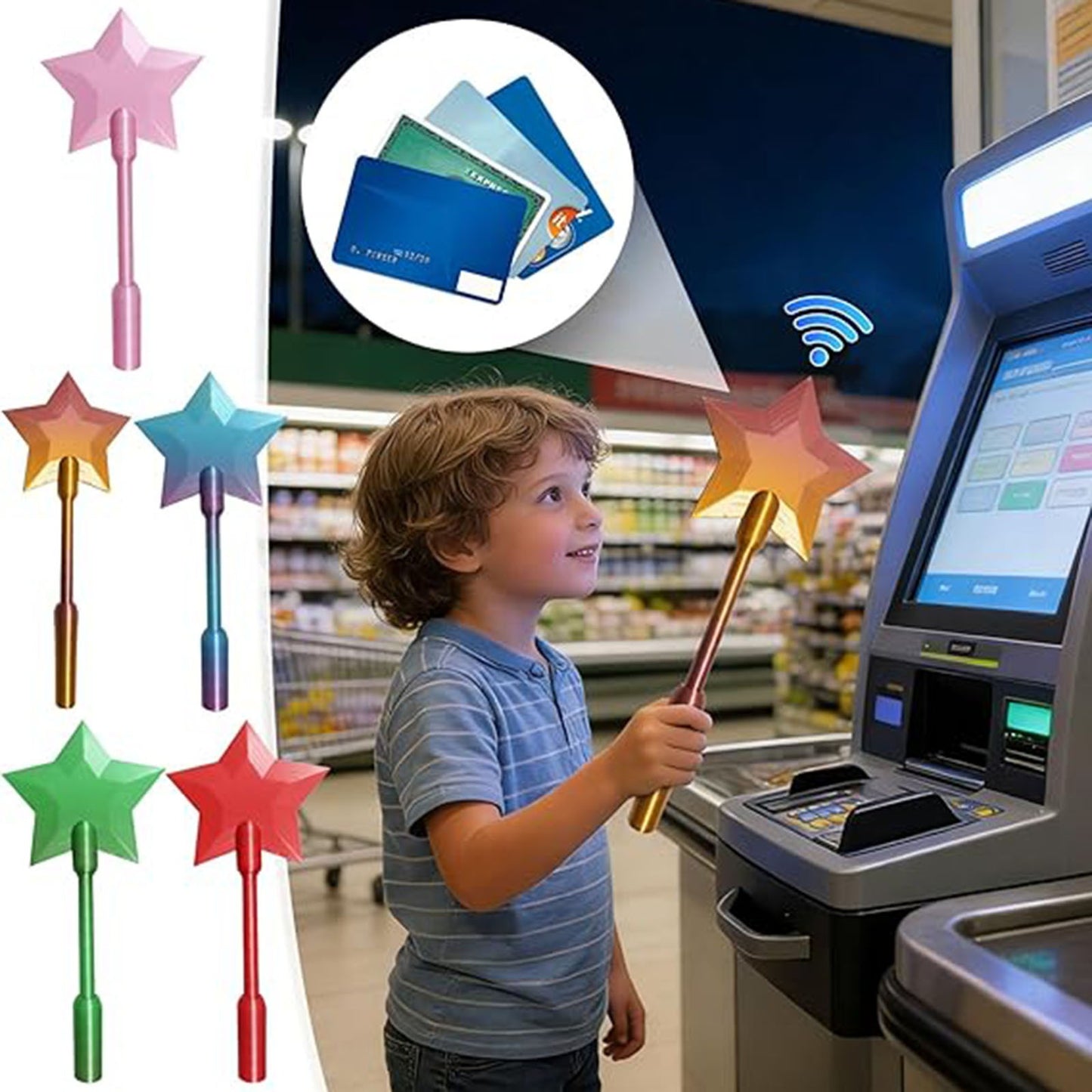 3D Printed Tap-to-Pay Magic Wand | Contactless Payment Wand