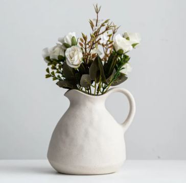 Minimalist Ceramic Vase | Modern Home Decor Flower Vase