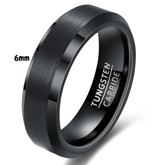 Tungsten Steel Ring | Polished Band for Men & Women