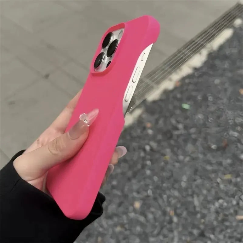 Frosted Silicone iPhone Case | Half-Pack Minimalist Design