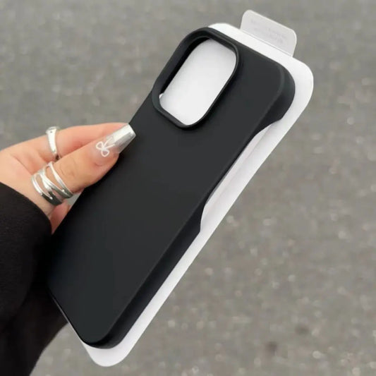 Frosted Silicone iPhone Case | Half-Pack Minimalist Design